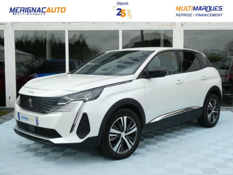 Peugeot 3008 II (2) HYBRID 136 E-DCS6 ALLURE PACK ESSENCE BLANC NACRÉ Occasion à vendre