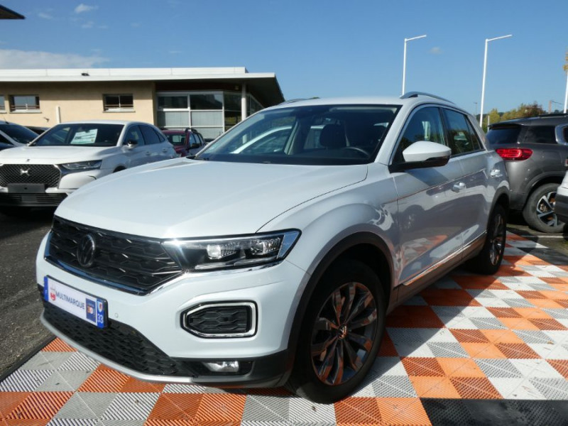 Volkswagen T-ROC 2.0 TDI 150 DSG7 CARAT GP Camera Attel. DIESEL WHITE SILVER METALLIC Occasion à vendre