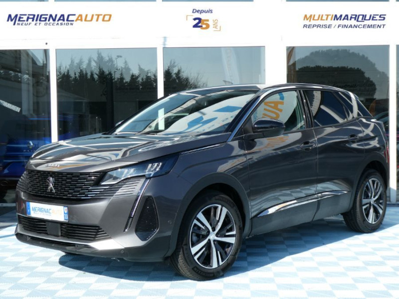 Peugeot 3008 II (2) 1.5 BlueHDi 130 EAT8 ALLURE PACK Hayon EL. ACC SC Barres DIESEL GRIS PLATINIUM Occasion à vendre