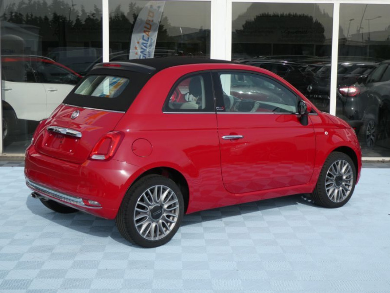 Photo 7 de l'offre de FIAT 500C 1.2 69 Dualogic LOUNGE JA16 1ère Main à 14950€ chez Mérignac auto