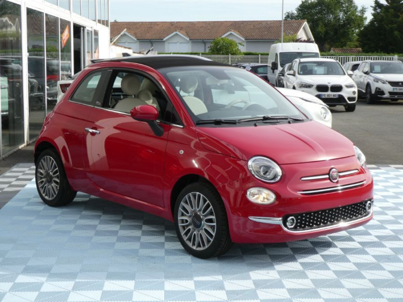 Photo 2 de l'offre de FIAT 500C 1.2 69 Dualogic LOUNGE JA16 1ère Main à 14950€ chez Mérignac auto