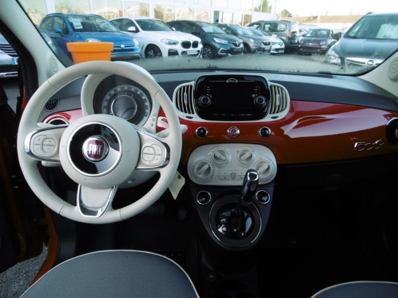 Photo 4 de l'offre de FIAT 500C 1.2 69 Dualogic LOUNGE JA16 1ère Main à 14950€ chez Mérignac auto