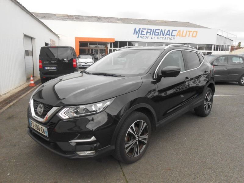 Nissan QASHQAI 1.3 DIG-T 160 BVM6 N-CONNECTA Toit Pano Pack Hiver 1ère Main ESSENCE NOIR MÉTAL Occasion à vendre