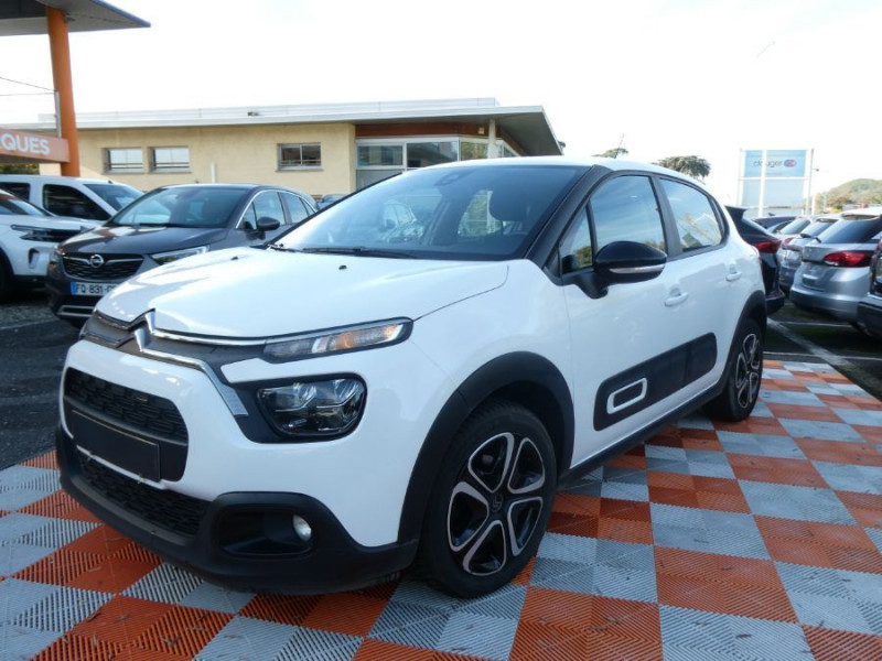 Citroen C3 Société NEW 1.5 BlueHDi 100 BVM6 FEEL NAV Radar 2PL 9190€HT DIESEL BLANCHE Occasion à vendre