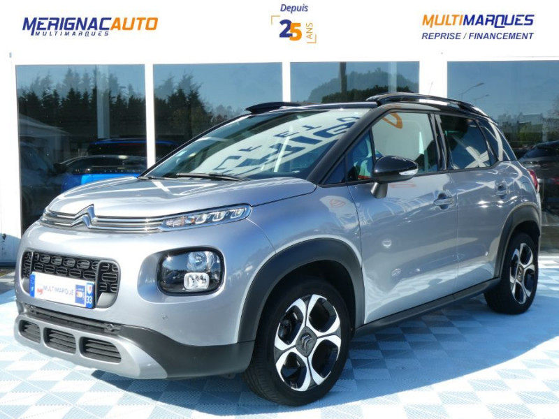 Citroen C3 AIRCROSS 1.2 PureTech 130 EAT6 SHINE GPS Camera Radars ESSENCE GRIS ALU / TT NOIR Occasion à vendre