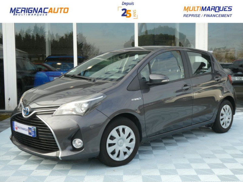 Toyota YARIS III 1.5 HYBRID 100 HSD BVA DYNAMIC Camera Hybride GRIS MÉTAL FONCÉ Occasion à vendre