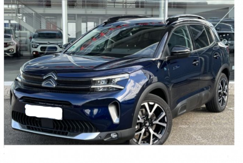 Citroen C5 AIRCROSS NEW (2) 1.6 HYBRIDE 225 EAT8 SHINE PACK TOE Hayon EL. ADML ACC Hybride BLEU ECLIPSE METAL Occasion à vendre