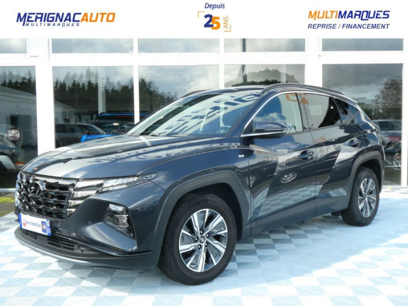 Hyundai TUCSON IV 1.6 T-GDI 230 HYBRID BVA6 2WD INTUITIVE GPS 1ère Main Hybride GRIS ANTHRACITE Occasion à vendre