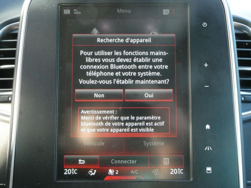 Photo 21 de l'offre de RENAULT SCENIC IV 1.3 TCE 140 BVM6 INTENS Grand GPS 9.3 Camera HUD 1ère Main à 17450€ chez Mérignac auto