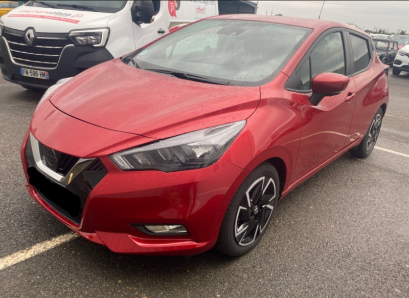 Nissan MICRA V 0.9 IG-T 92 Ph.2 TEKNA BOSE Camera 360° CarPlay ESSENCE ROUGE MÉTAL Occasion à vendre