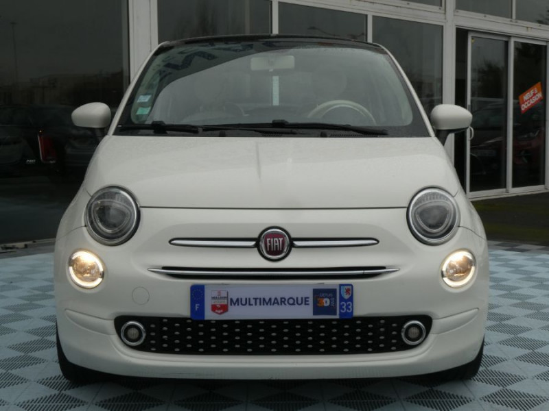 Photo 10 de l'offre de FIAT 500 1.2 69 LOUNGE TOIT Pano CLIM Auto JA16P à 10790€ chez Mérignac auto