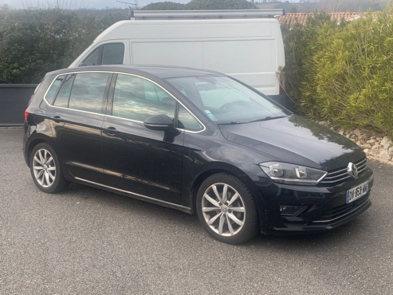 Photo 2 de l'offre de VOLKSWAGEN GOLF SPORTSVAN VII 1.4 TSI 125 BVM6 CARAT GPS ACC Radars JA17 1ère Main à 11950€ chez Mérignac auto