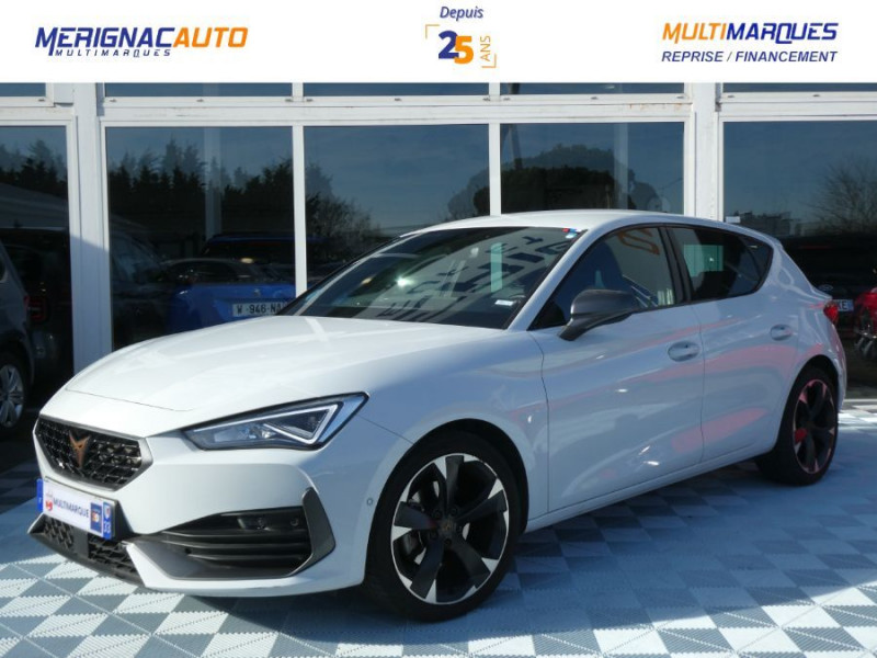 Photo 1 de l'offre de CUPRA LEON IV 1.5 TSI 150 DSG PACK TECH JA18 GPS Camera Gtie 03/29 à 28850€ chez Mérignac auto