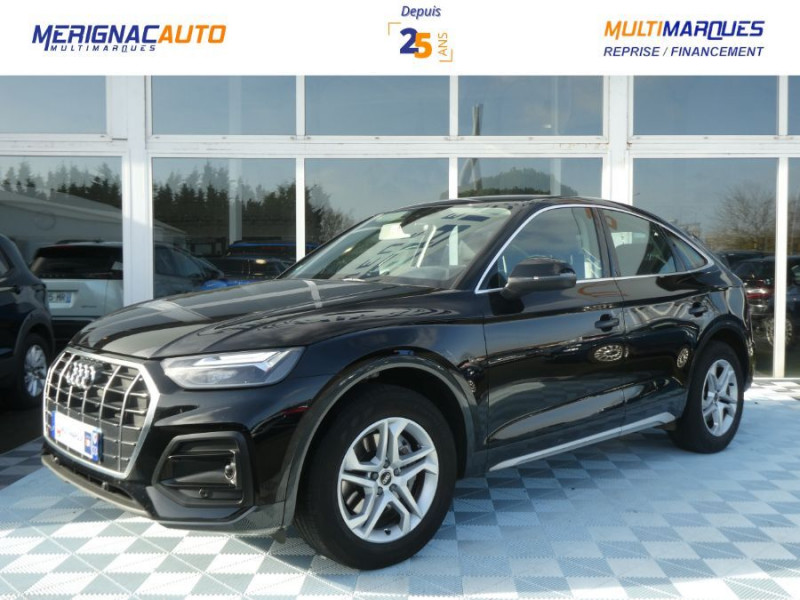 Photo 1 de l'offre de AUDI Q5 SPORTBACK 35 TDI 163 S-Tronic BUSINESS EXECUTIVE Hayon EL. 1ère Main à 43950€ chez Mérignac auto