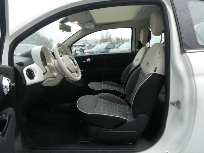 Photo 13 de l'offre de FIAT 500 1.2 69 LOUNGE TOIT Pano CLIM Auto JA16P à 10790€ chez Mérignac auto