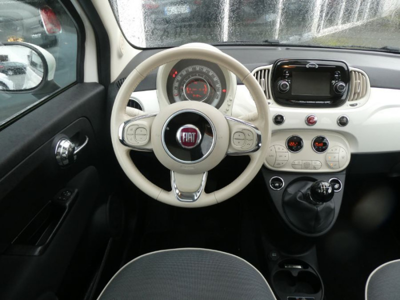 Photo 4 de l'offre de FIAT 500 1.2 69 LOUNGE TOIT Pano CLIM Auto JA16P à 10790€ chez Mérignac auto