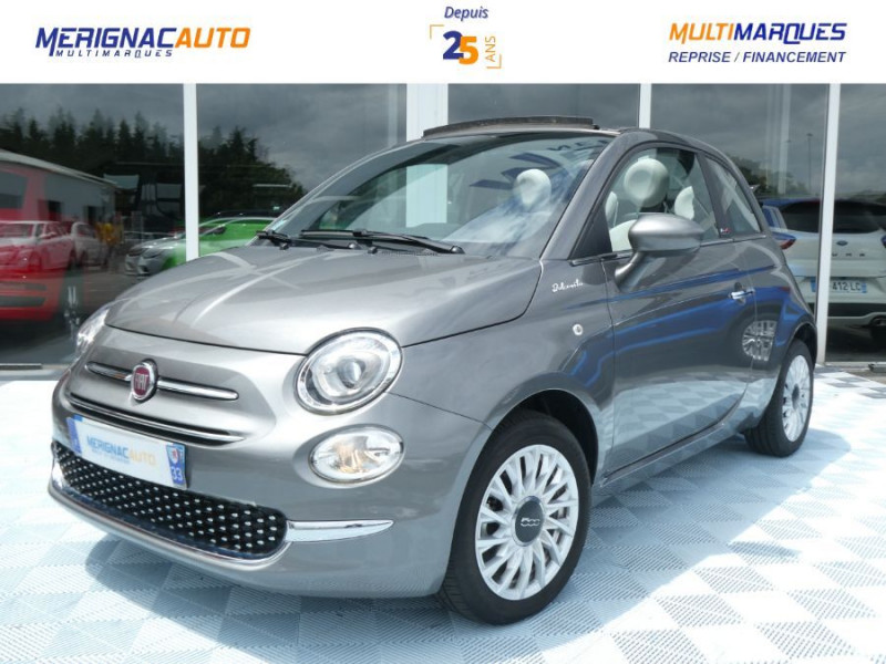 Photo 1 de l'offre de FIAT 500C 1.0 70 BVM6 HYBRID DOLCEVITA CarPlay à 13670€ chez Mérignac auto