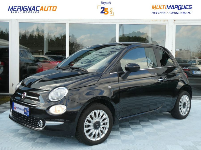 Fiat 500 1.0 70 BVM6 HYBRID PACK CONFORT ET STYLE Hybride NOIRE Occasion à vendre