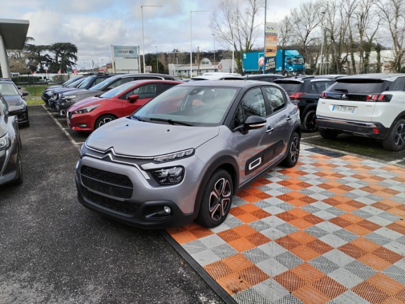 Citroen C3 New 1.5 BlueHDi 100 BV6 SHINE GPS ADML DIESEL GRIS ACIER TOIT NOIR Occasion à vendre