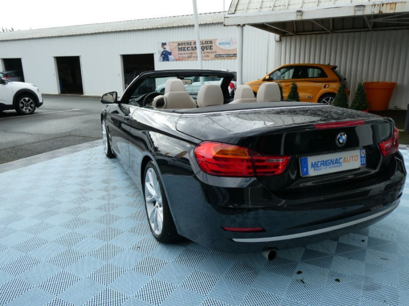 Photo 16 de l'offre de BMW SERIE 4 CABRIOLET 420DA 184 MODERN CUIR Camera Chauffe Nuque à 20990€ chez Mérignac auto