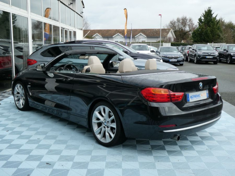 Photo 3 de l'offre de BMW SERIE 4 CABRIOLET 420DA 184 MODERN CUIR Camera Chauffe Nuque à 20990€ chez Mérignac auto