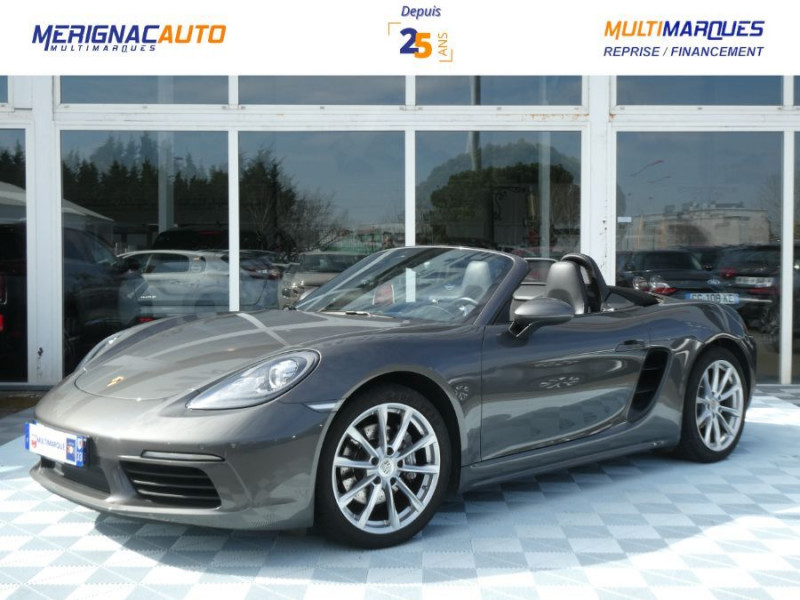 Photo 1 de l'offre de PORSCHE 718 BOXSTER 2.0 TURBO 300cv PDK GPS BOSE JA19 à 53900€ chez Mérignac auto