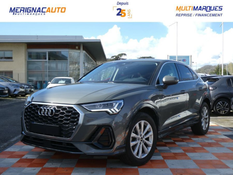 Photo 1 de l'offre de AUDI Q3 SPORTBACK 35 TDI 150 S-TRONIC DESIGN GPS JA18 LED Hayon EL. à 37990€ chez Mérignac auto
