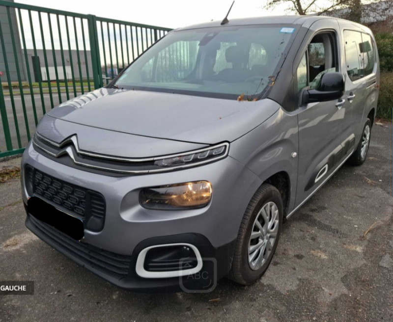 Citroen BERLINGO XL 1.5 BlueHDi 130 BVM6 FEEL XL LONG 7PL DIESEL GRIS ARTENSE METAL Occasion à vendre