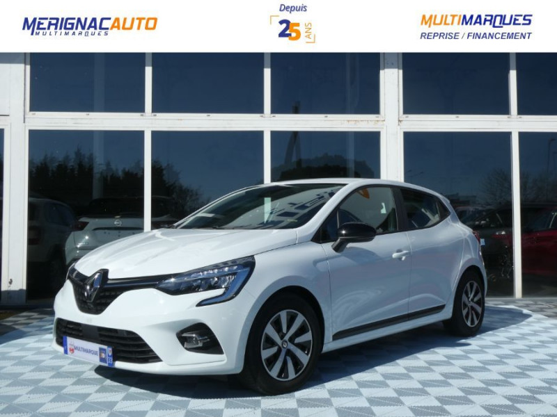 Photo 1 Renault CLIO V 1.6 E-TECH 140 BVA EQUILIBRE CarPlay 7" Hybride BLANC GLACIER en vente chez Mérignac auto Photo 1 de l'offre de RENAULT CLIO V 1.6 E-TECH 140 BVA EQUILIBRE CarPlay 7" à 18890€ chez Mérignac auto