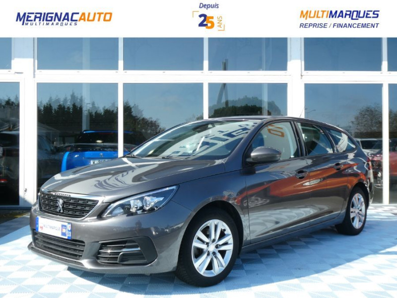 Photo 1 Peugeot 308 SW II 1.2 PureTech 110 BVM6 ACTIVE GPS Radar ESSENCE GRIS PLATINIUM en vente chez Mérignac auto Photo 1 de l'offre de PEUGEOT 308 SW II 1.2 PureTech 110 BVM6 ACTIVE GPS Radar à 11950€ chez Mérignac auto