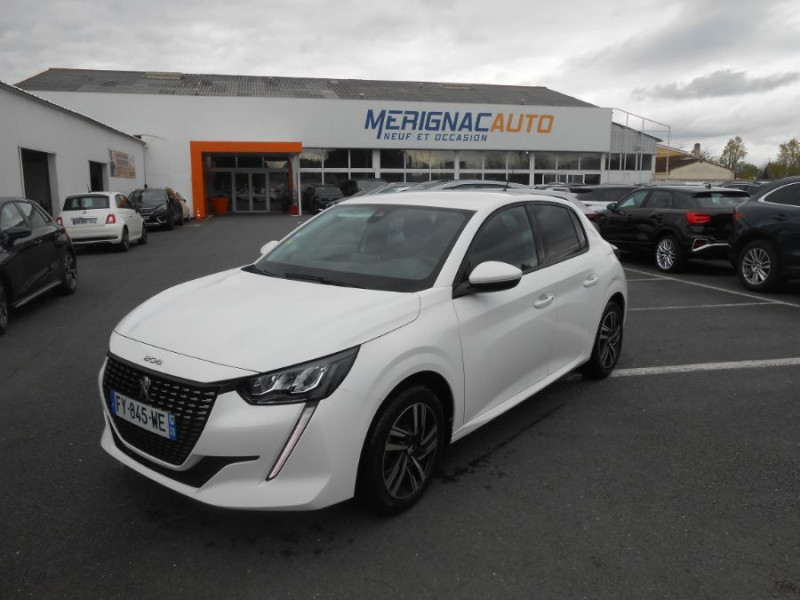 Peugeot 208 II 1.5 BlueHDi 100 BVM6 ALLURE GPS RS JA16 DIESEL BLANCHE Occasion à vendre