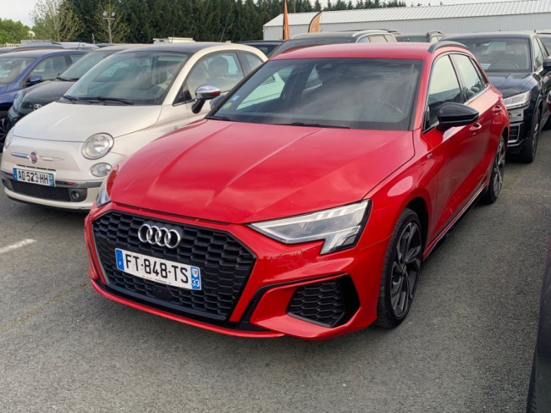 Audi A3 SPORTBACK IV 35 2.0 TDI 150cv BVA7 S-LINE JA18 GPS LED Camera DIESEL ROUGE Occasion à vendre
