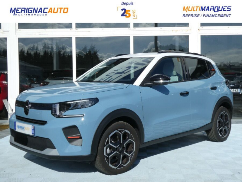 Citroen C3 NEW 1.2 PureTech 100 BVM6 MAX GPS Camera 1ère Main ESSENCE BLEU CLAIR Occasion à vendre