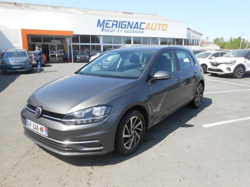 Volkswagen GOLF VII 1.6 TDI 115 DSG7 SOUND GPS Camera CarPlay Radars DIESEL GRIS ANTHRACITE Occasion à vendre