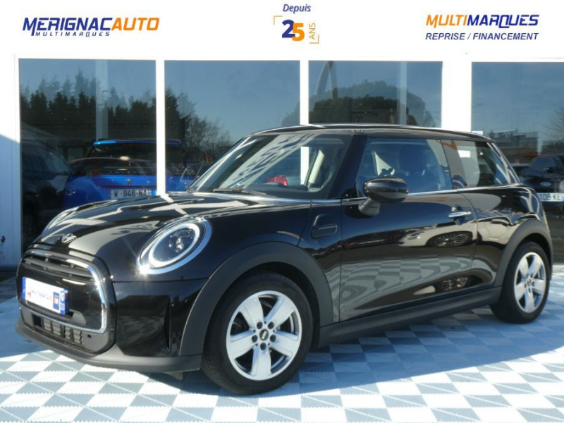 Mini MINI III (F56) NEW 1.5i 136 BVA7 COOPER GPS LED CarPlay ESSENCE NOIR MIDNIGHT Occasion à vendre