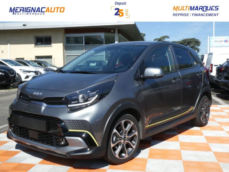 Kia PICANTO 1.2 DPI 84 X-LINE Camera 1ère Main ESSENCE GRIS FONCE Occasion à vendre