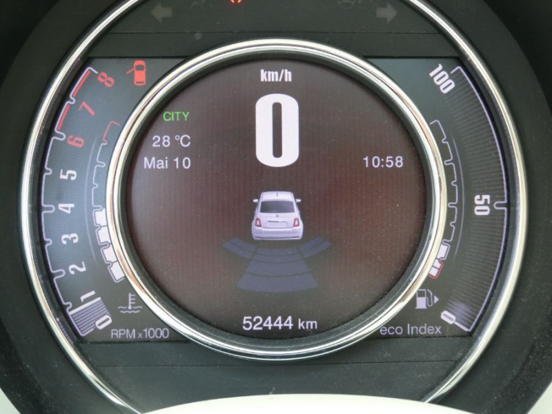 Photo 6 de l'offre de FIAT 500 1.2 69 LOUNGE TOIT Ouvrant Radar TFT à 10450€ chez Mérignac auto