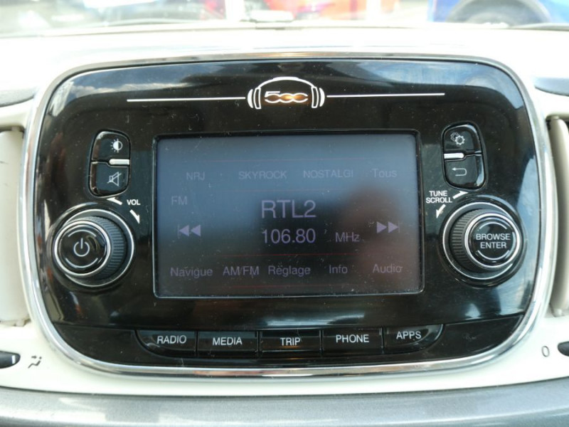 Photo 23 de l'offre de FIAT 500 1.2 69 LOUNGE TOIT Ouvrant Radar TFT à 10450€ chez Mérignac auto