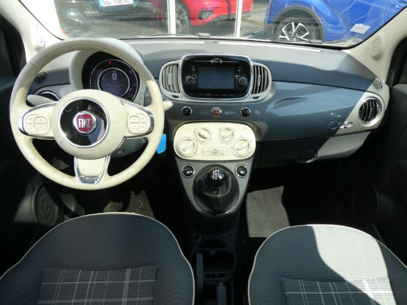 Photo 4 de l'offre de FIAT 500 1.2 69 LOUNGE TOIT Ouvrant Radar TFT à 10450€ chez Mérignac auto