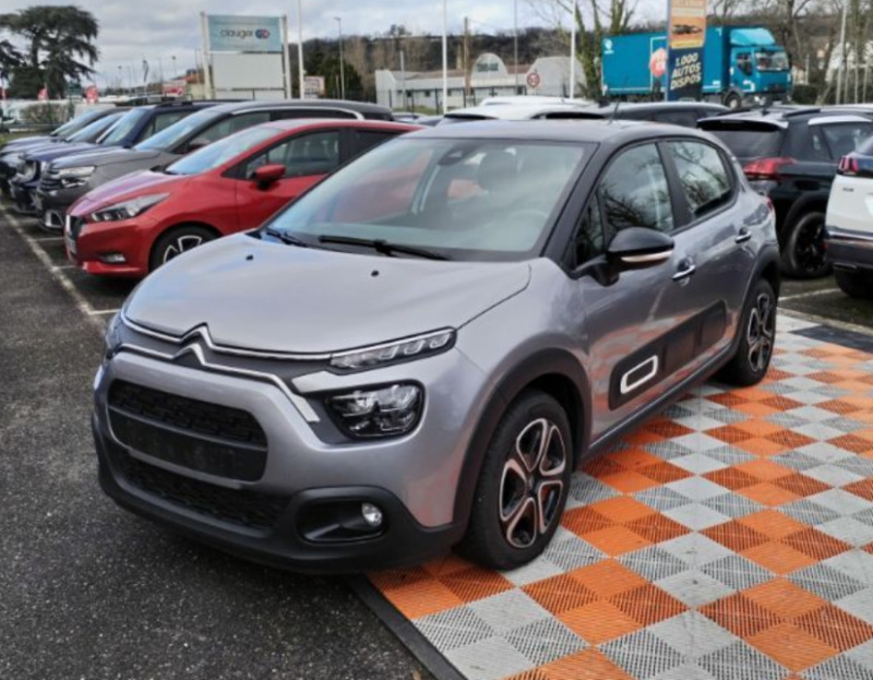 Citroen C3 New 1.5 BlueHDi 100 BV6 SHINE GPS ADML DIESEL GRIS ACIER TOIT NOIR Occasion à vendre