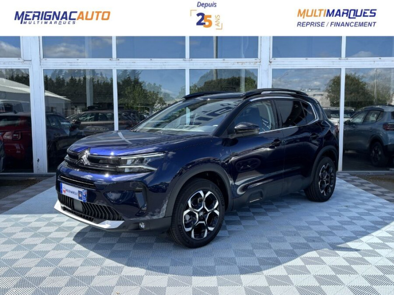 Citroen C5 AIRCROSS NEW (2) 1.5 BlueHDi 130 EAT8 MAX Bi Ton DIESEL BLEU ECLIPSE TOIT NOIR Neuf à vendre