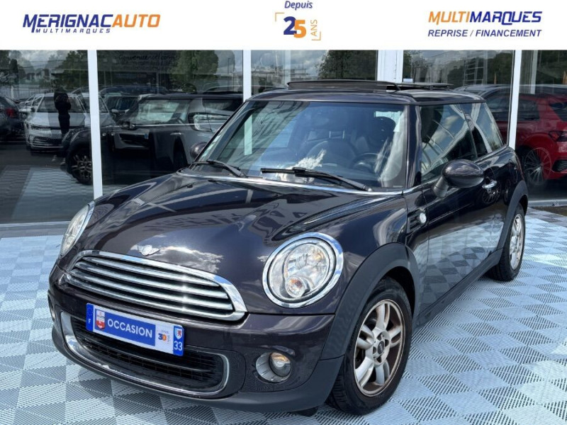 Mini MINI ONE 1.6 98 BVM6 3P CUIR TOIT Ouvrant Radars ESSENCE BRUN MÉTAL Occasion à vendre