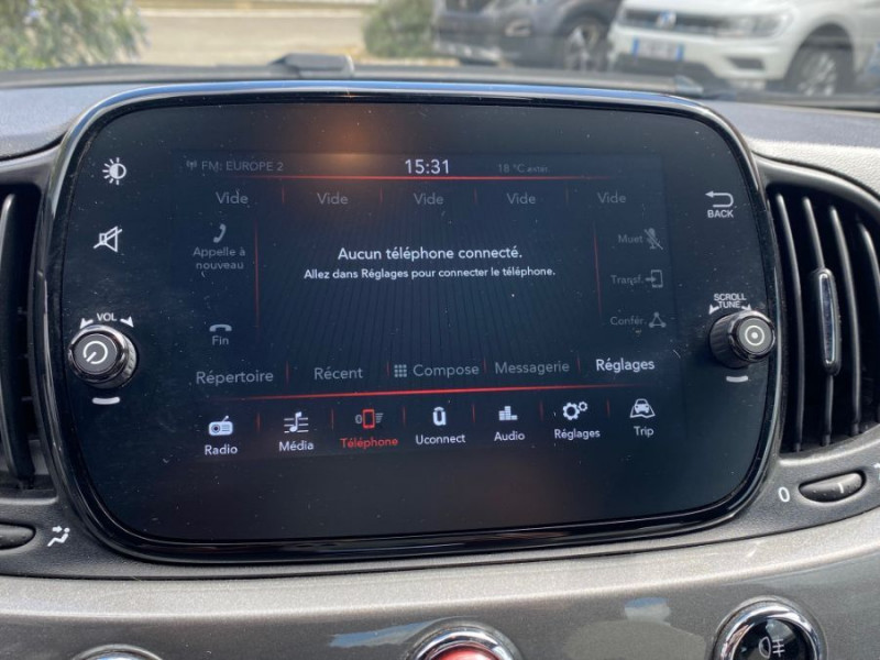 Photo 16 de l'offre de FIAT 500C 1.0 70 BVM6 HYBRID DOLCEVITA CarPlay à 13250€ chez Mérignac auto