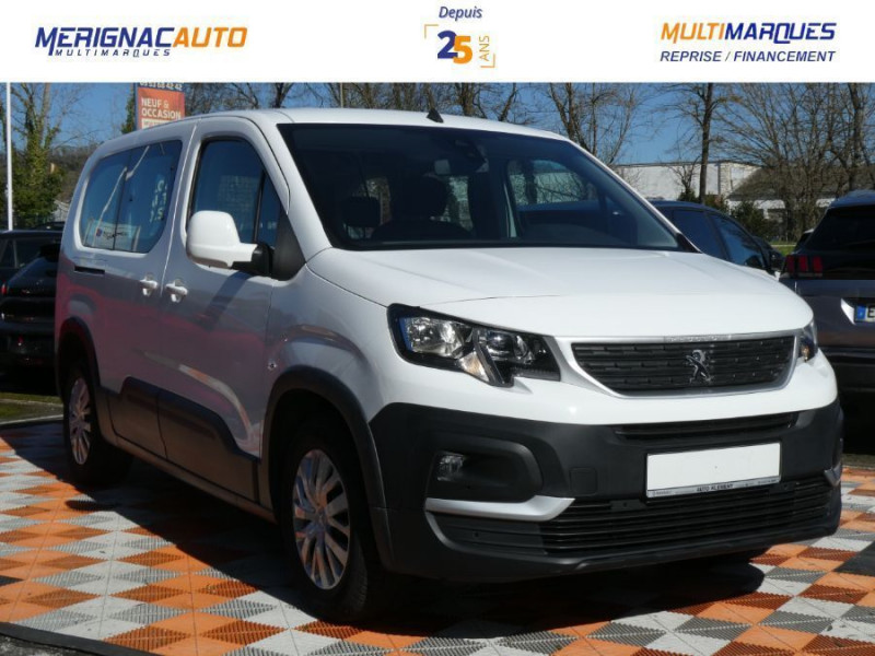 Photo 1 de l'offre de PEUGEOT RIFTER XL LONG 1.5 BlueHDi 100 ACTIVE 5PL N1 Camera Radars à 19950€ chez Mérignac auto
