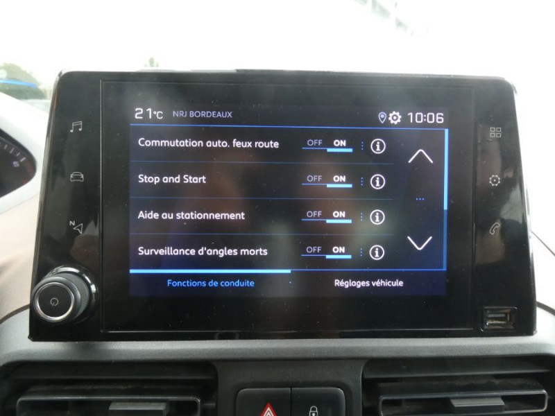 Photo 38 de l'offre de PEUGEOT RIFTER 1.5 BlueHDi 100 BVM6 GT JA17 CarPlay ADML Radars à 21950€ chez Mérignac auto