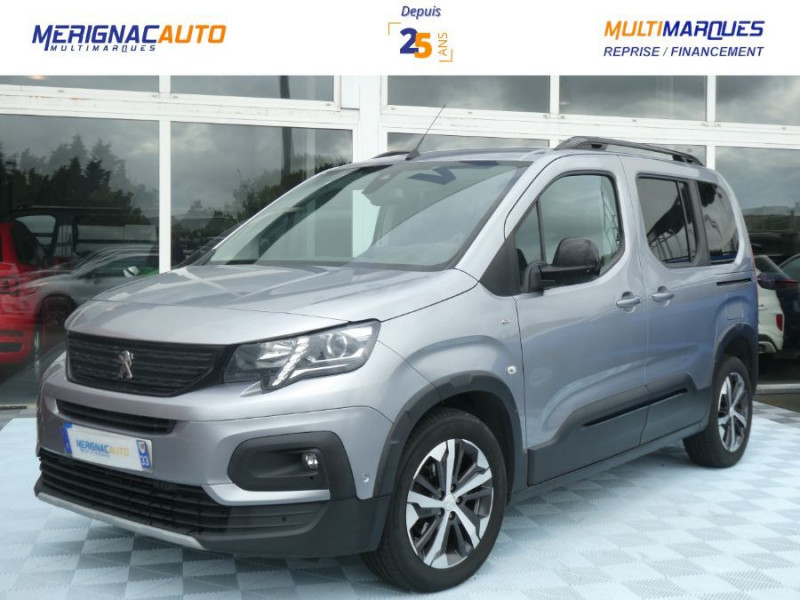 Photo 1 de l'offre de PEUGEOT RIFTER 1.5 BlueHDi 100 BVM6 GT JA17 CarPlay ADML Radars à 21950€ chez Mérignac auto