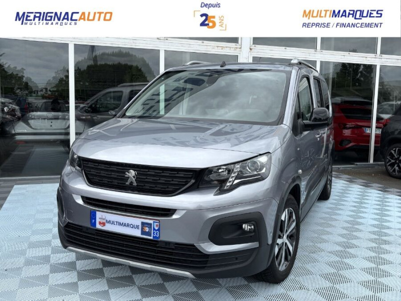 Photo 1 de l'offre de PEUGEOT RIFTER XL LONG 1.5 BlueHDi 130 BVM6 GT LINE GPS ADML Attel. 5PL à 24500€ chez Mérignac auto