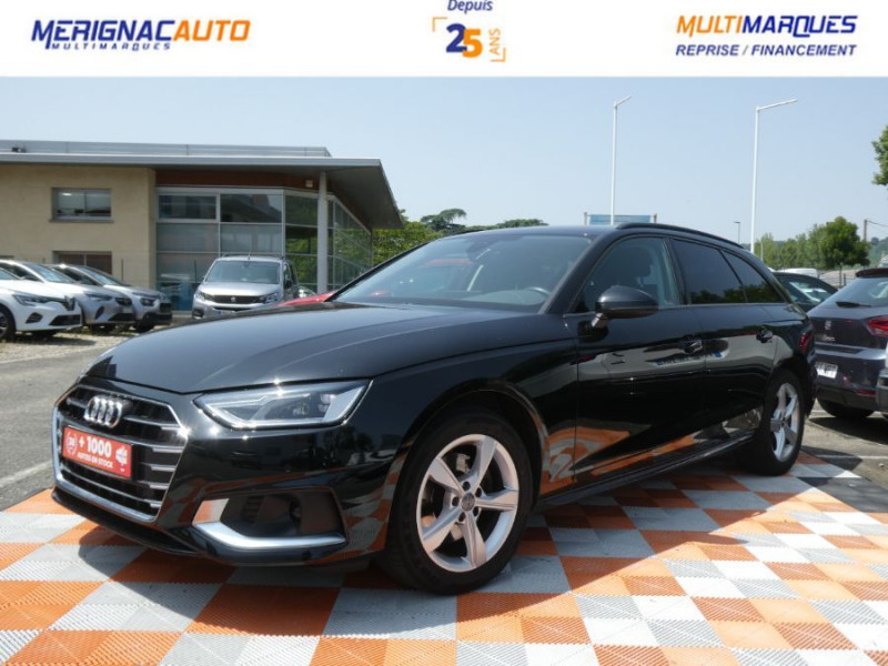 Audi A4 AVANT V 35 TDI 163 STRONIC SPORT DESIGN GPS Pack Tour DIESEL NOIR MYTHOS METAL Occasion à vendre
