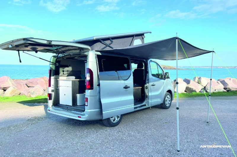 Photo 30 de l'offre de RENAULT TRAFIC VAN ANTILOPE VAN Aménagé FLEX PLUS 2.0 DCi 130 BVM6 L1 JA PK Confort 4PL Attel+Pte Vélo à 54500€ chez Mérignac auto
