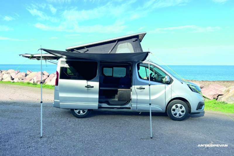 Photo 31 de l'offre de RENAULT TRAFIC VAN ANTILOPE VAN Aménagé FLEX PLUS 2.0 DCi 130 BVM6 L1 JA PK Confort 4PL Attel+Pte Vélo à 54500€ chez Mérignac auto